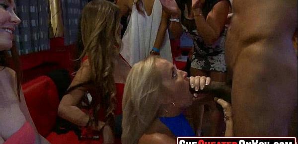  10 Cheating wives caught cock sucking at party28